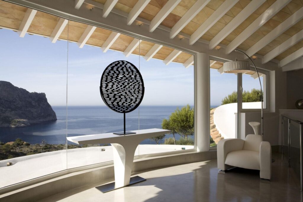 Luxury mediterranean villa sea view