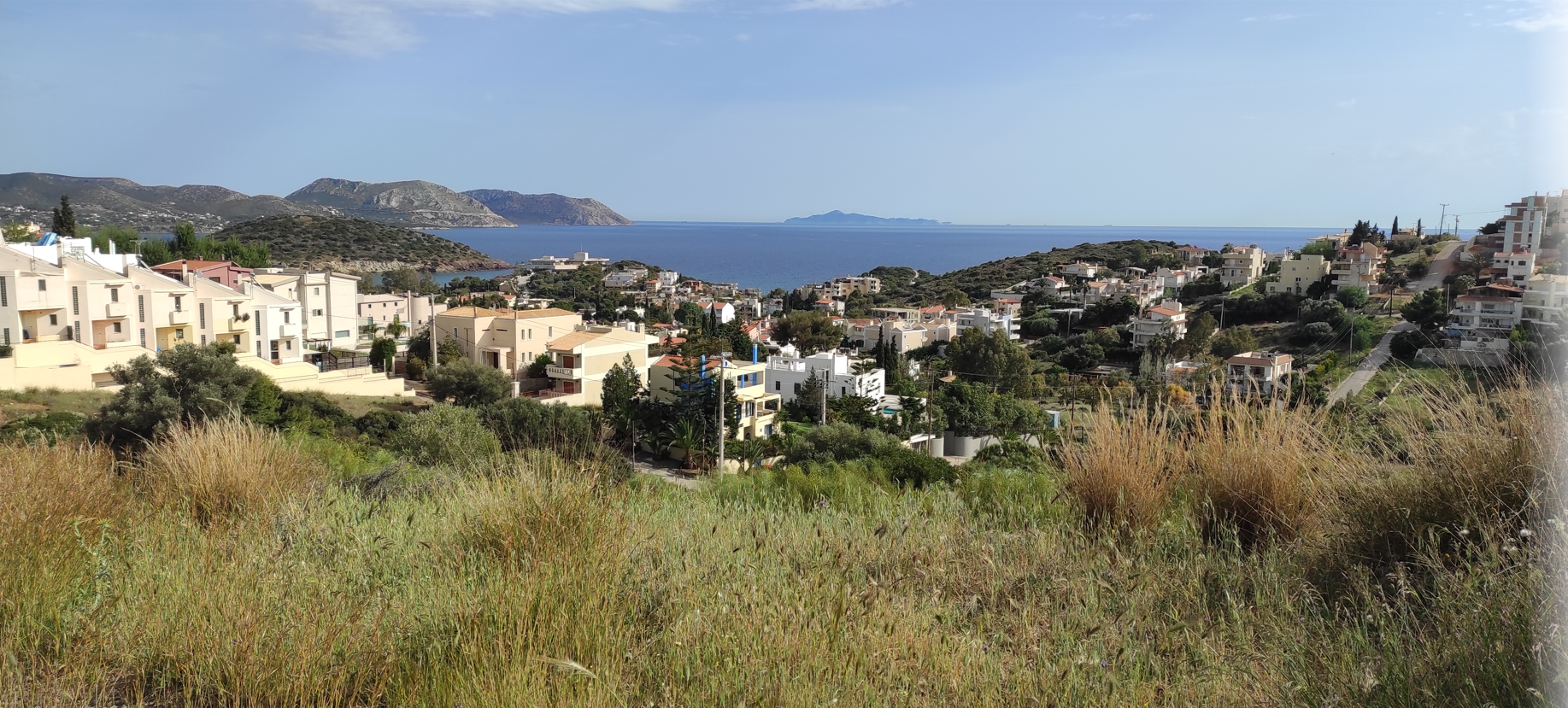land with panoramic sea views Greece