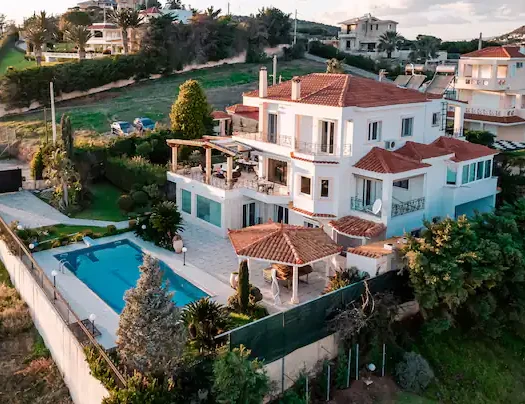 Luxury Villa for Sale in Anavyssos – Agios Nikolaos | 370m², Private Pool & 180° Sea Views