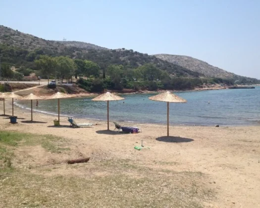 Palaia Fokaia – Renovated 45 sqm Apartment, Just 50m from the Beach, with Garden Access
